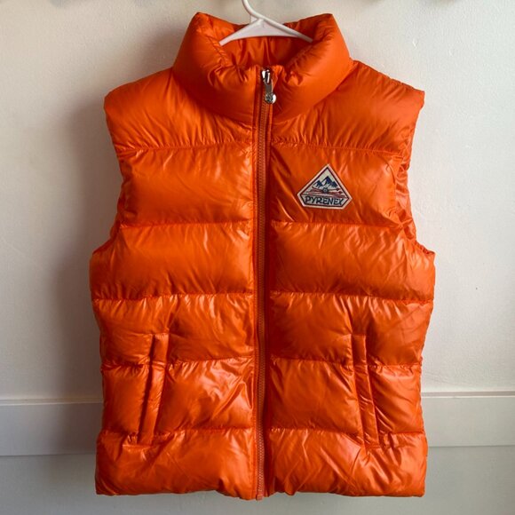 NWT Pyrenex Puffin Orange John Unisex Sleeveless Down Jacket - Picture 6 of 16